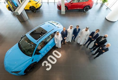 Lamborghini Celebrates Its 300th Urus Sale In The UAE