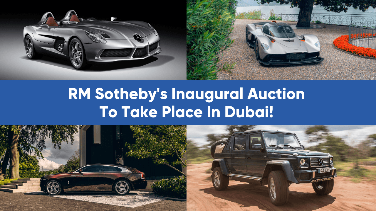 RM Sotheby's Inaugural Auction To Take Place In Dubai | Will Include Rare Watches To Million Dollar Supercars!: cover image