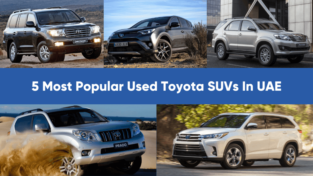 5 Most Popular Used Toyota SUVs In UAE | Cars In UAE — cover image