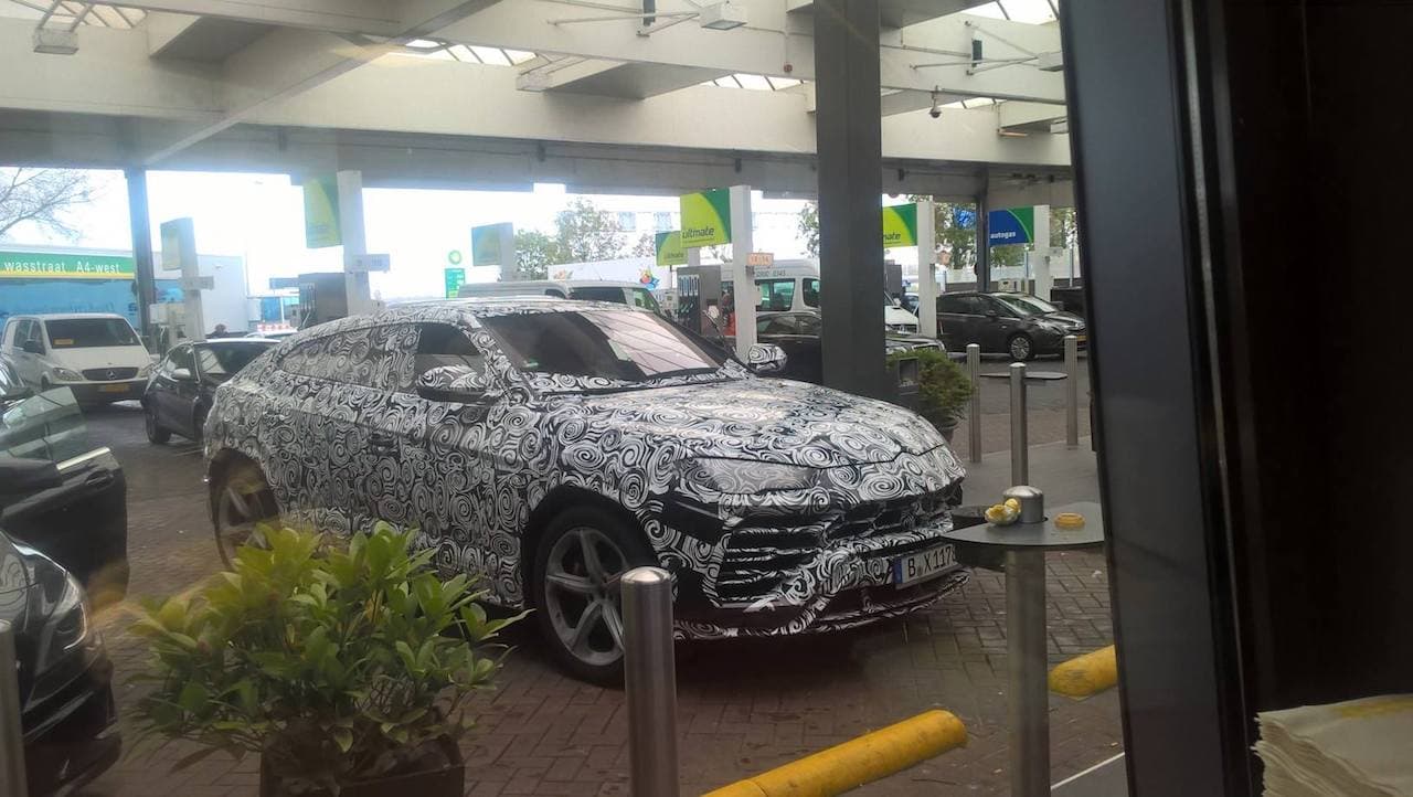 Spy Pictures Of Camouflaged Lamborghini Urus: cover image