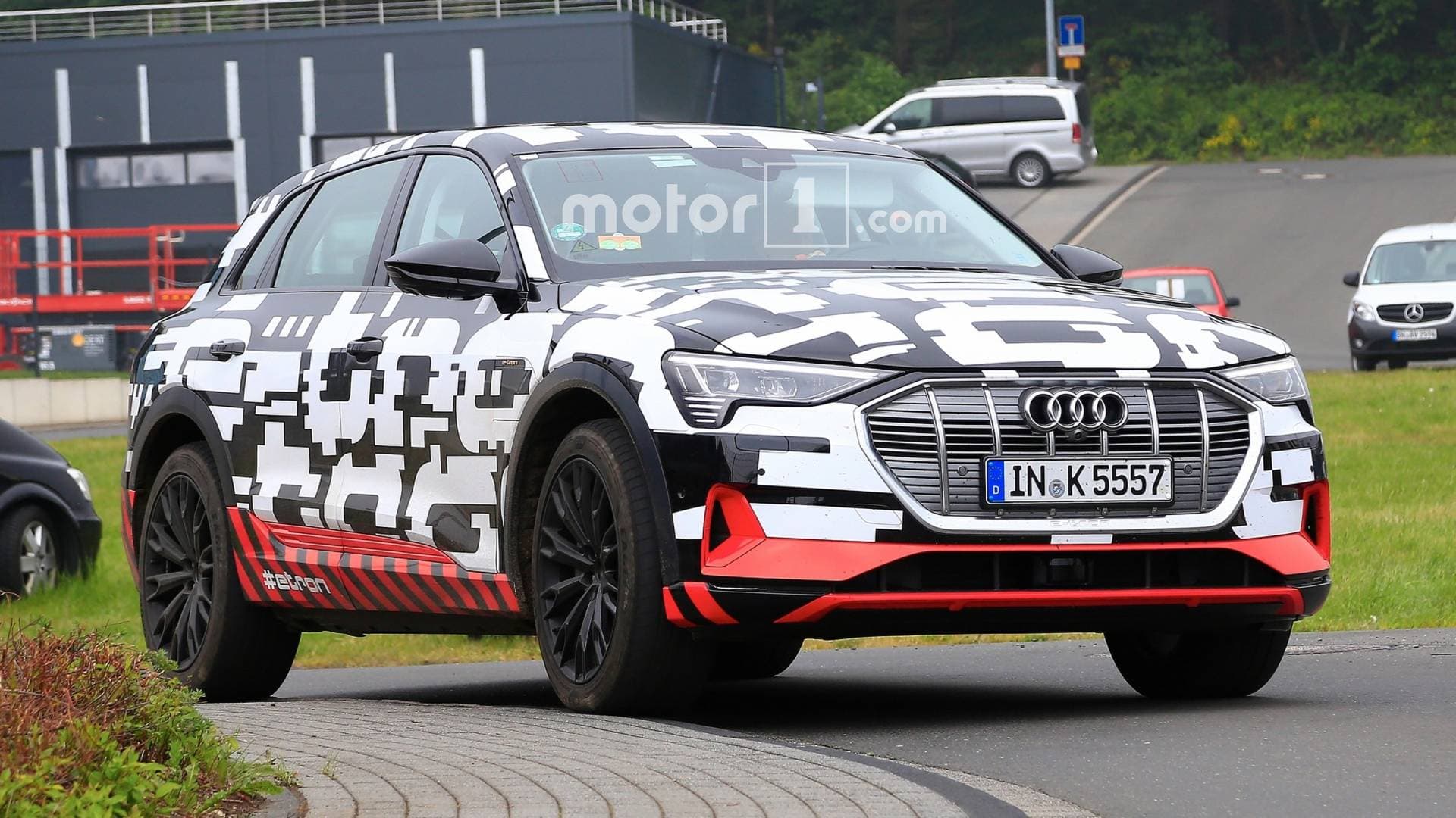 Spy Shots Of Production-Ready Audi E-Tron: cover image
