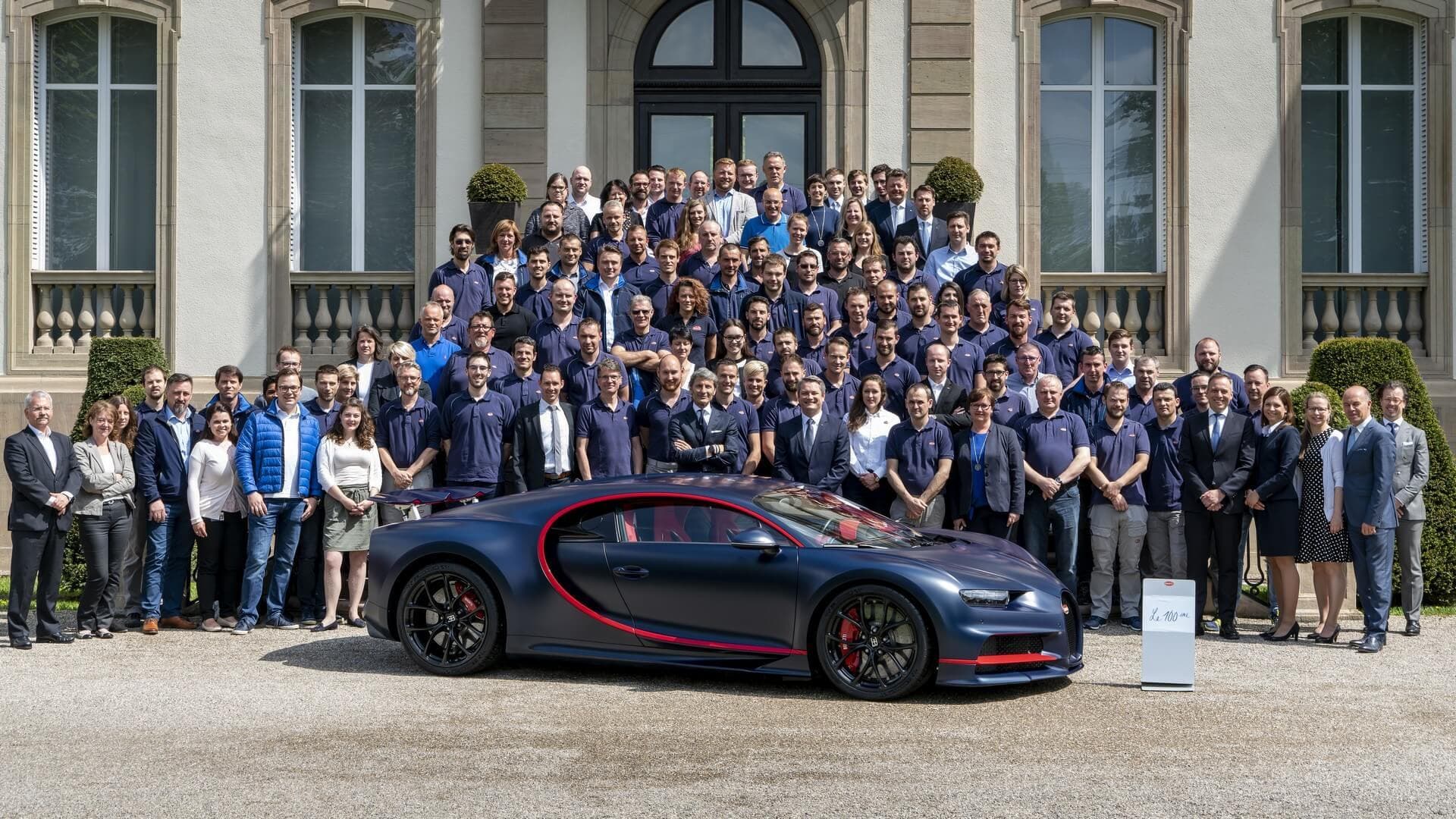 Bugatti Builds Its 100th Chiron For A Customer In Middle East: cover image