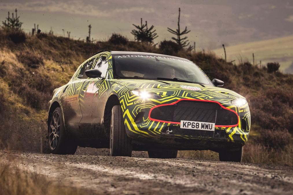 Aston Martin DBX SUV Spotted Testing: cover image