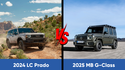 2024 Toyota Land Cruiser Prado VS 2025 Mercedes-Benz G-Class!