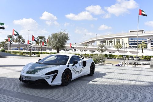Dubai Police And McLaren Dubai Announced The Strategic Partnership To Add The Artura Hybrid Supercar To The Patrol Fleet.