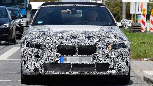 Spied: BMW 4-Series Convertible Shows Off Soft Top